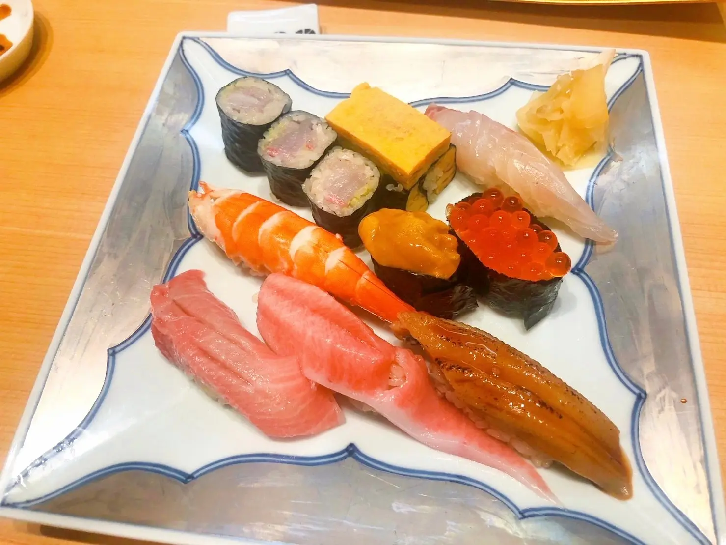 握りの盛り合わせ