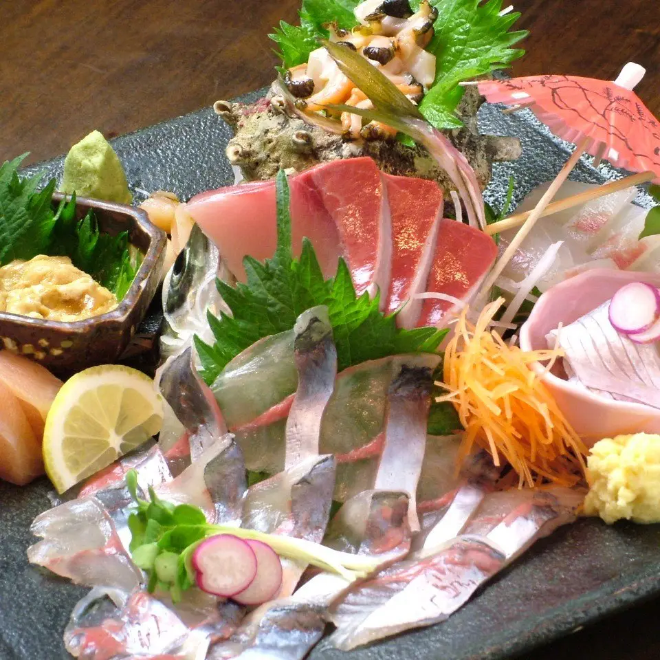 刺身の盛り合わせ